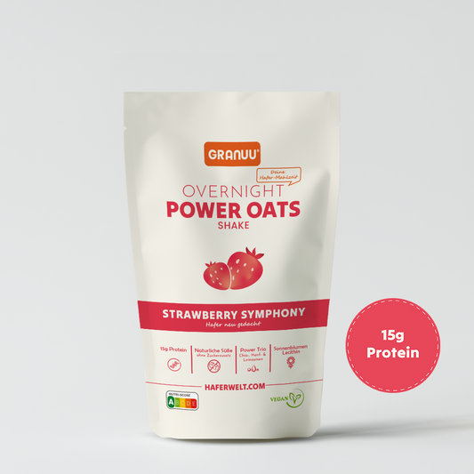 Granuu Overnight Power Oats Shake Strawberry Symphony